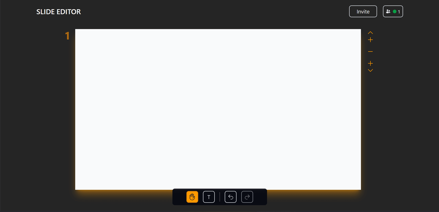 Collaborative Slide Editor Screenshot